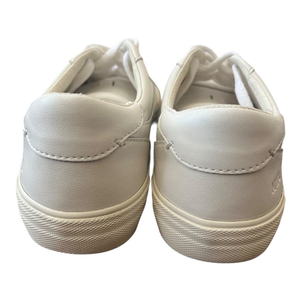 Madewell Sidewalk Low Top Leather Sneakers Pale Parchment Size 7.5 - Picture 5 of 8